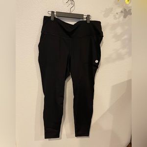Torrid black performance leggings, size 2X NWOT